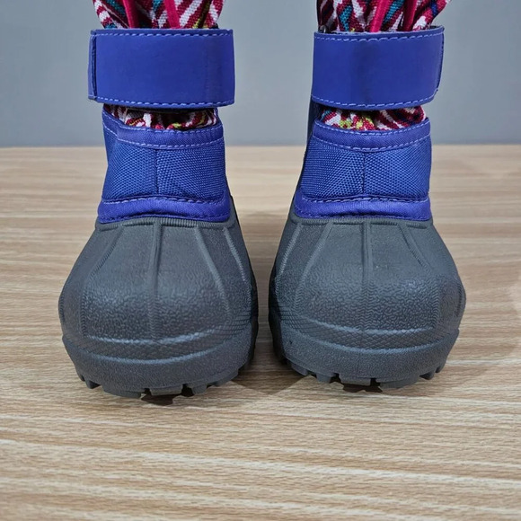 Columbia Kids' Purple and Gray Snow Boots - Picture 4 of 13